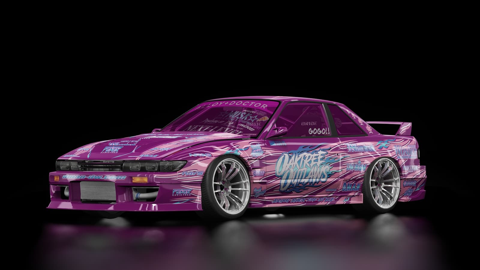 Nissan SIlvia S13 GravyGarage Oaktree Street Tye