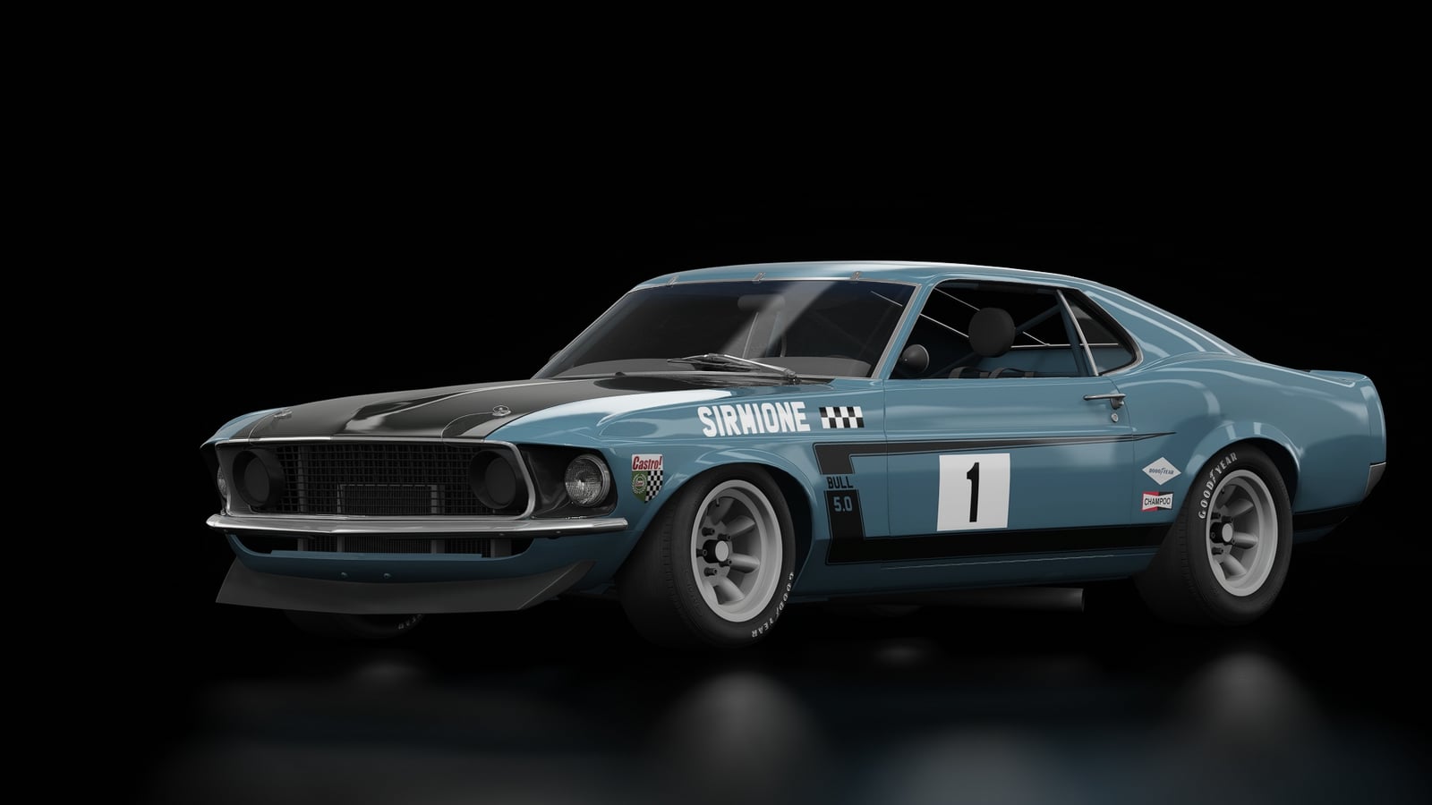 Ford Mustard Bull SCCA B Prod. Trans-Am