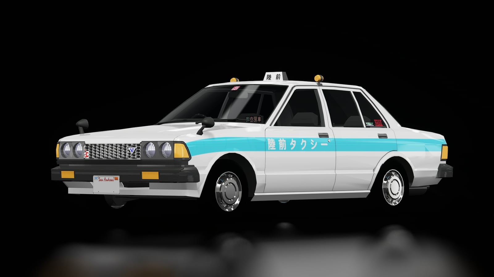 τraffic Nissan Bluebird U12 Taxi