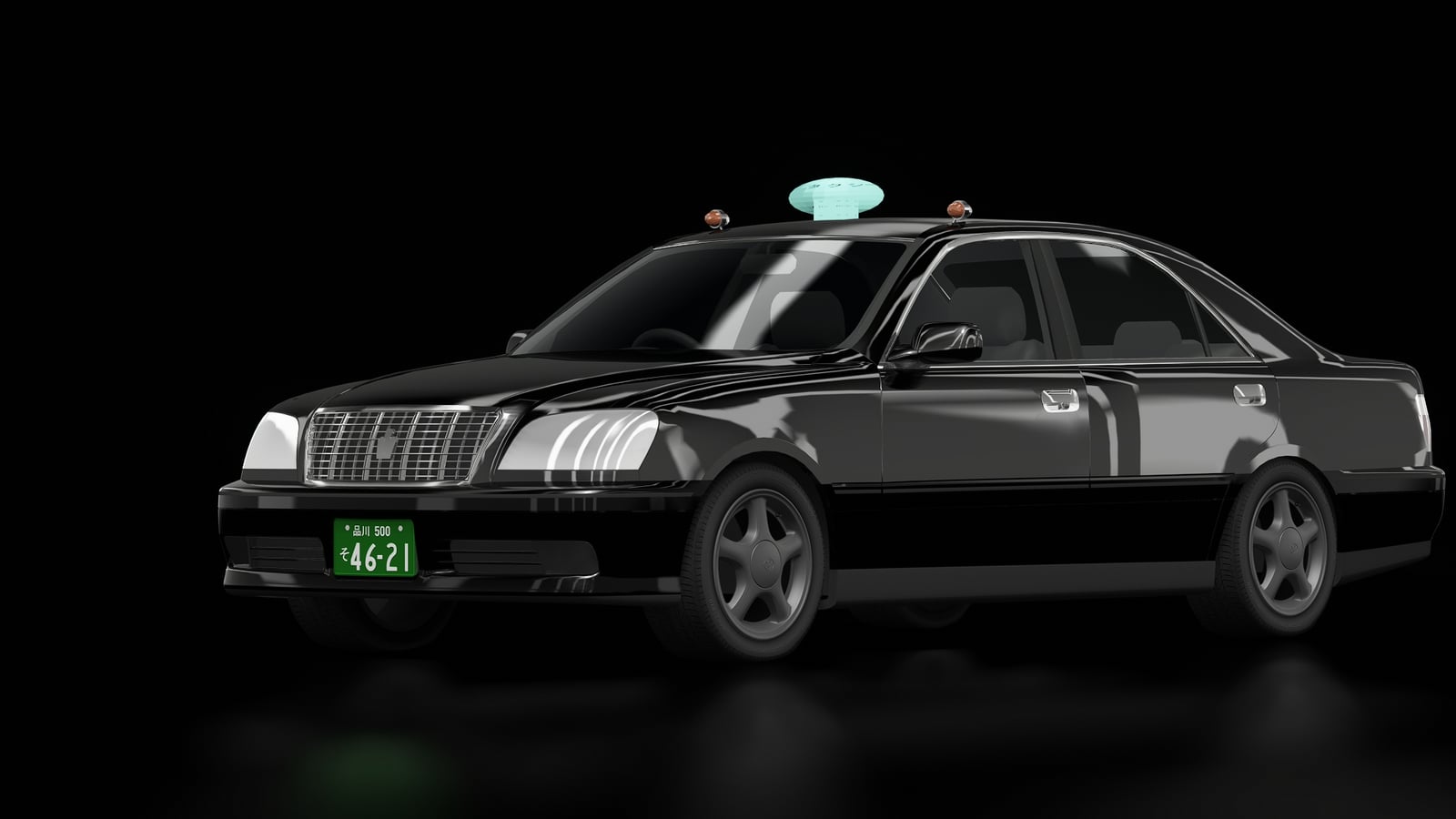 τraffic Toyota Crown S170 Taxi
