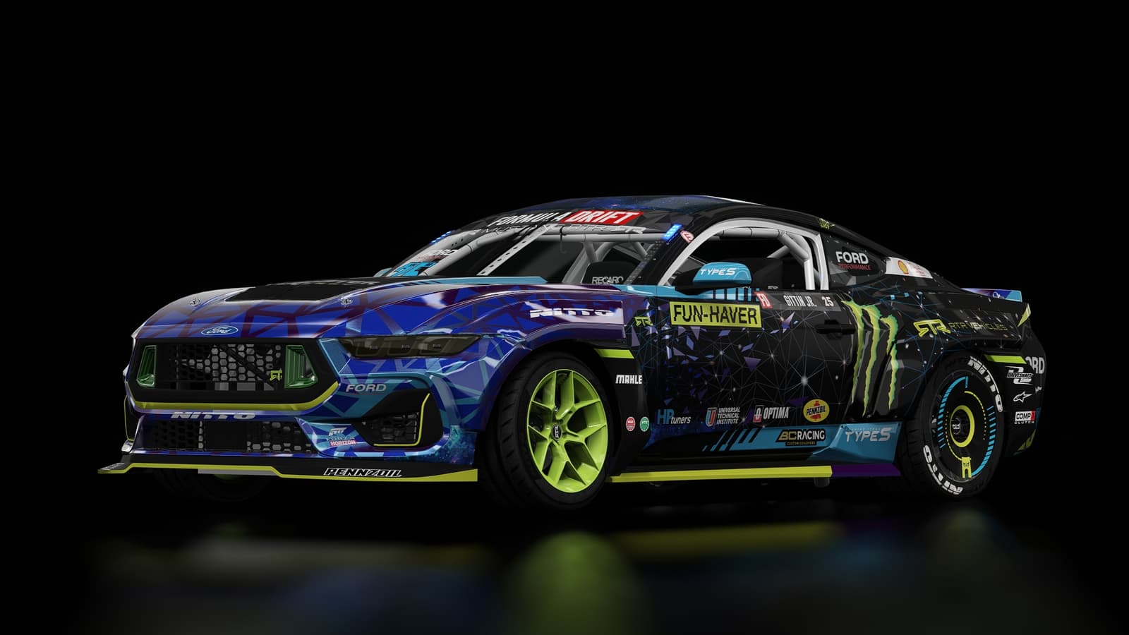 Ford Mustang RTR S650 Formula Drift 2024 - Vaughn Gittin JR.