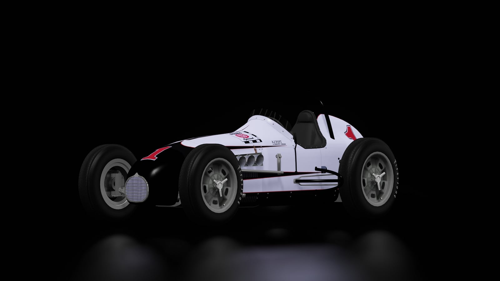 Offenhauser Vintage Sprintcar Offy Paved