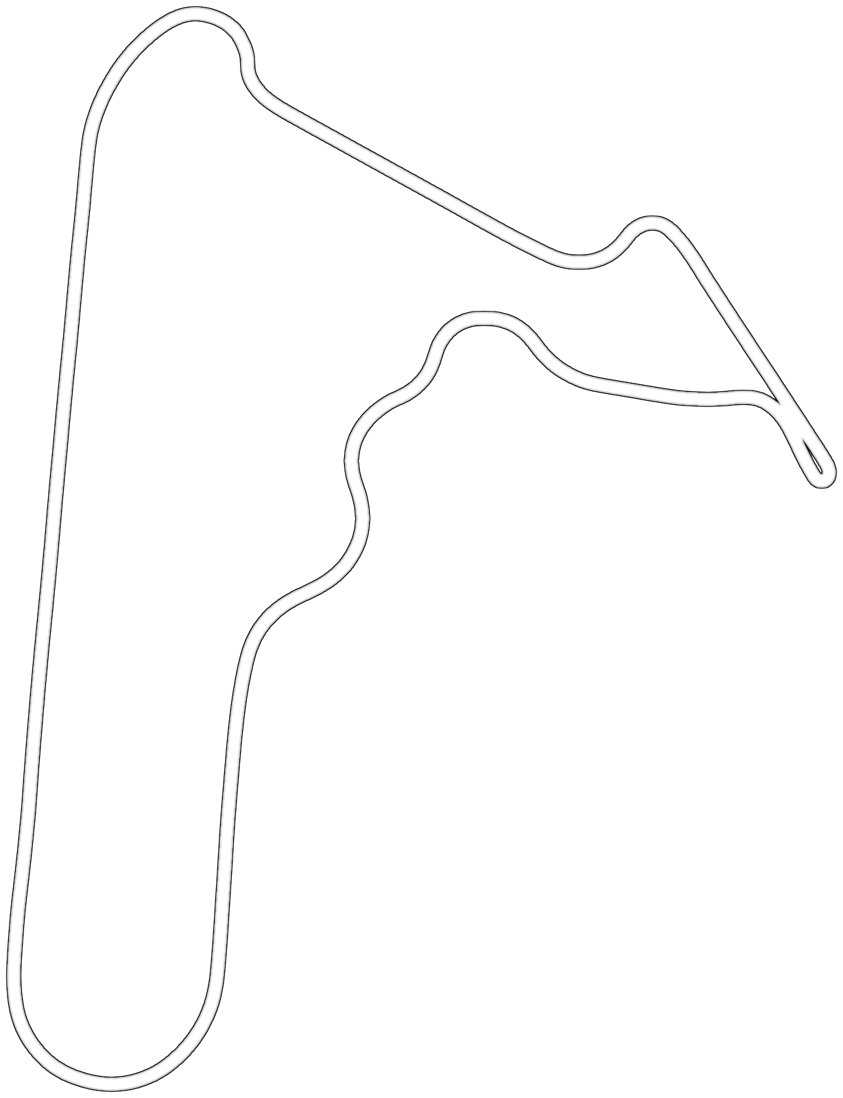 Autódromo Hermanos Rodríguez (THR) 1967 map