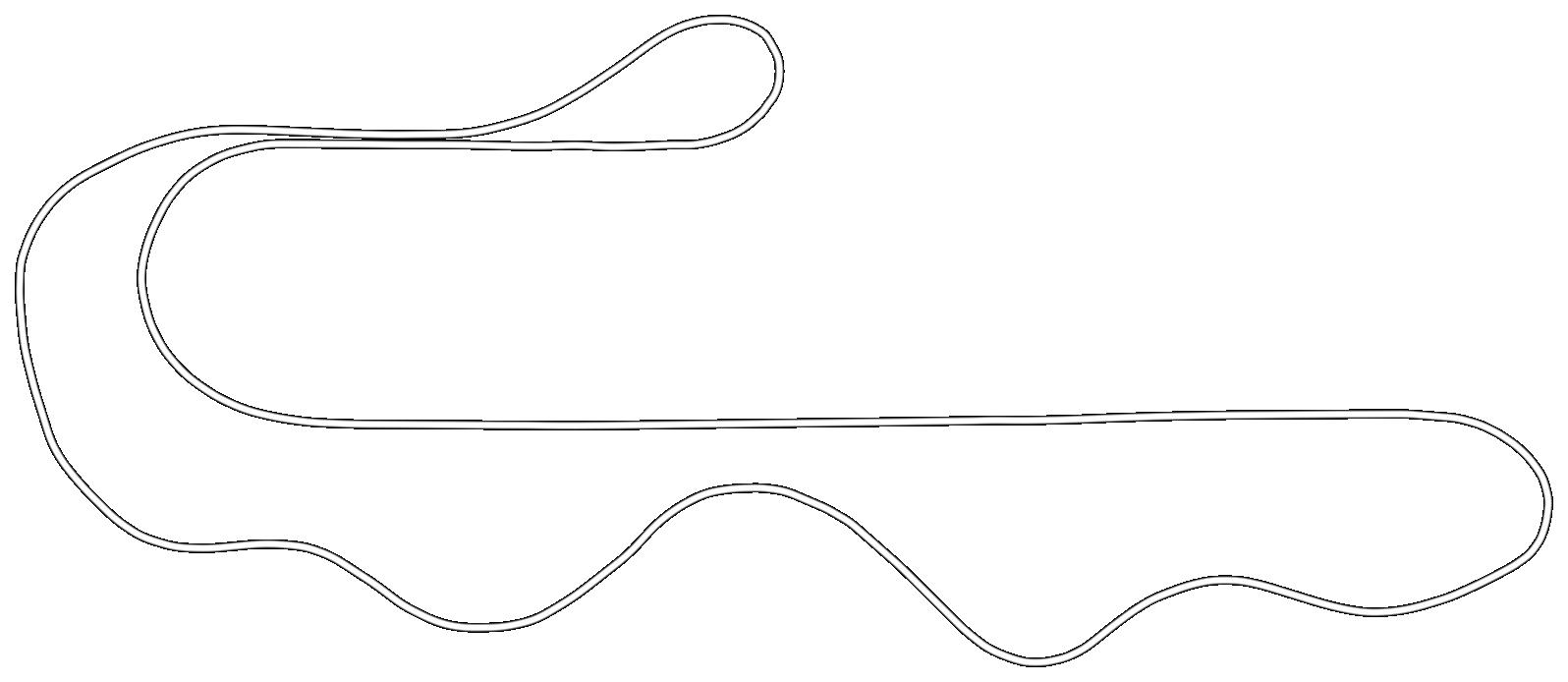 Meadowdale International Raceway map