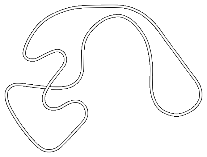 Ahvenisto Race Circuit (F3) 1960s map