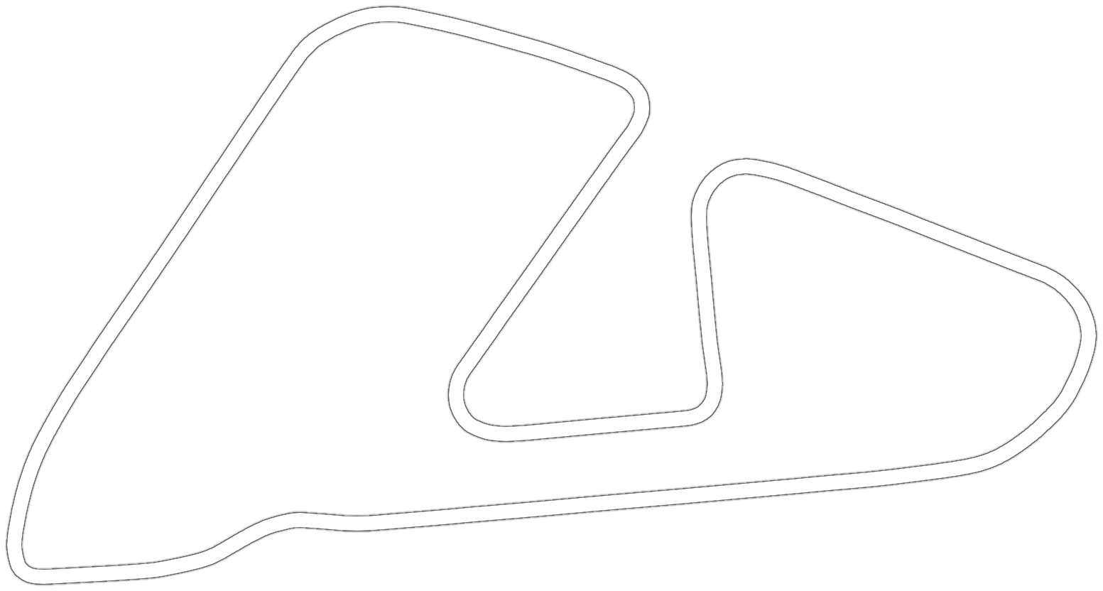 Aintree Motor Racing Circuit 1962 map
