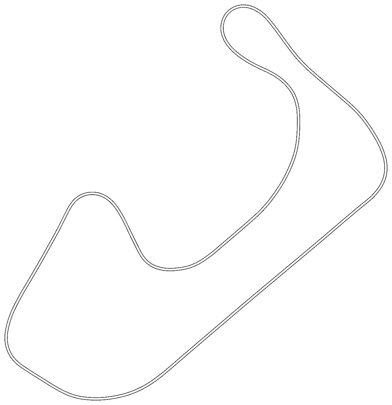 Bridgehampton Race Circuit map