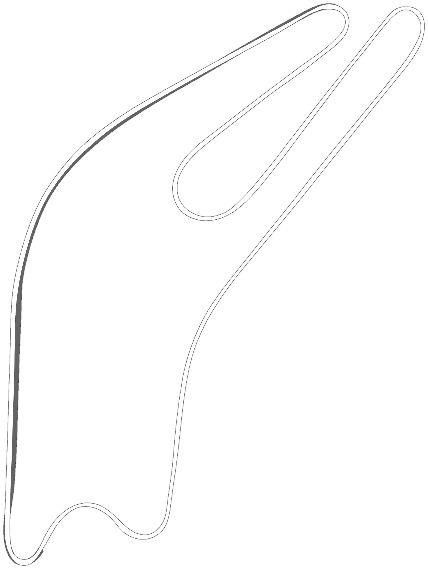 Circuit Bugatti (Le Mans) 1967 map