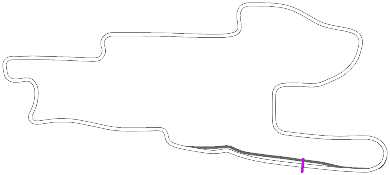 Detroit Street Circuit 1983 map