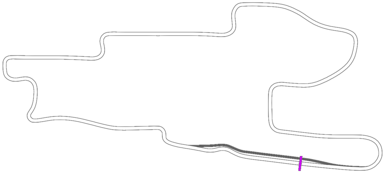 Detroit Street Circuit 1985 map