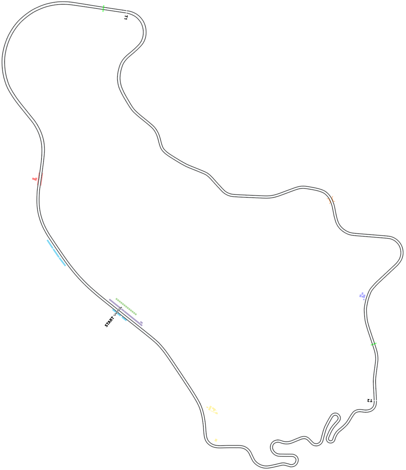 Deutschlandring (THR) map