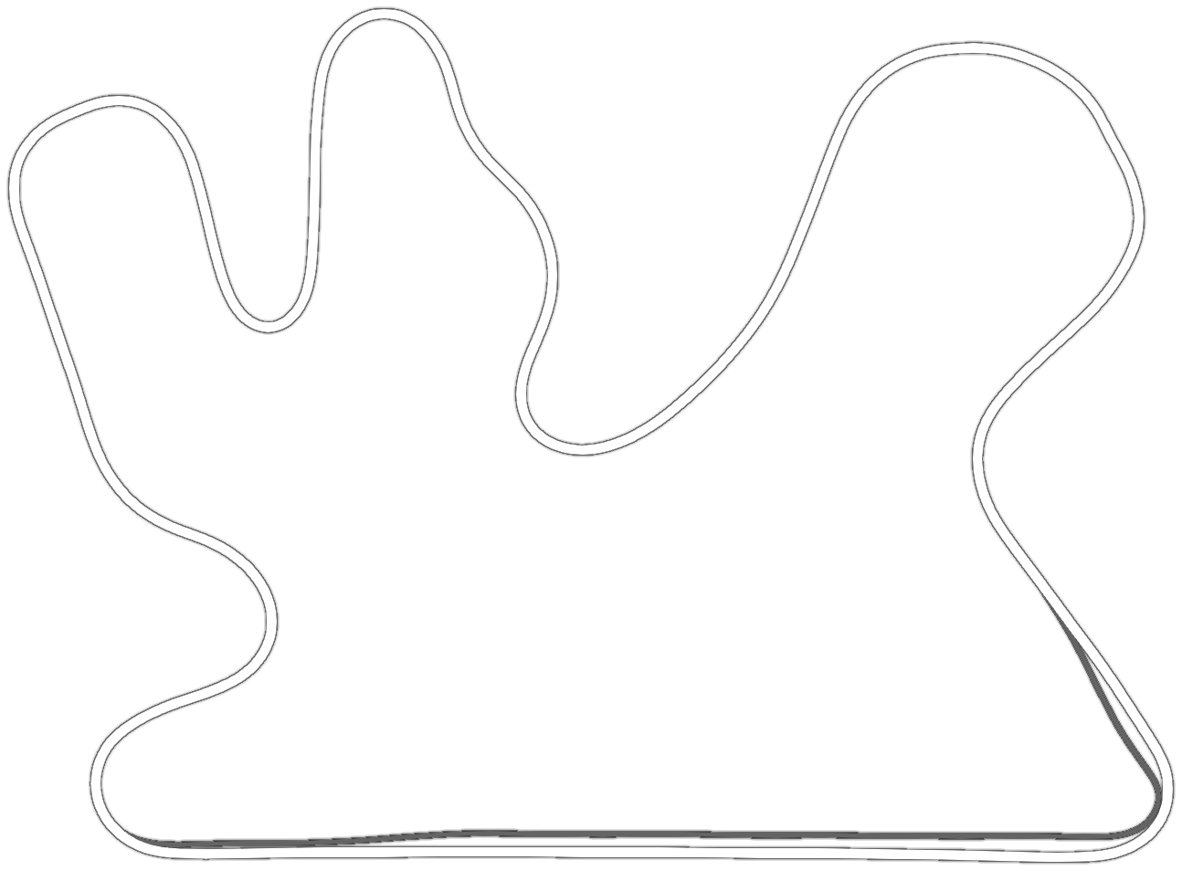 Lusail International Circuit 2022 map