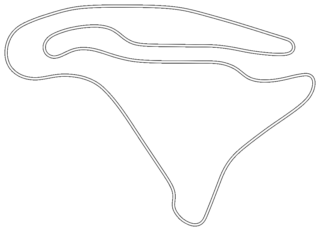 Circuit de Nevers Magny-Cours 1993 map