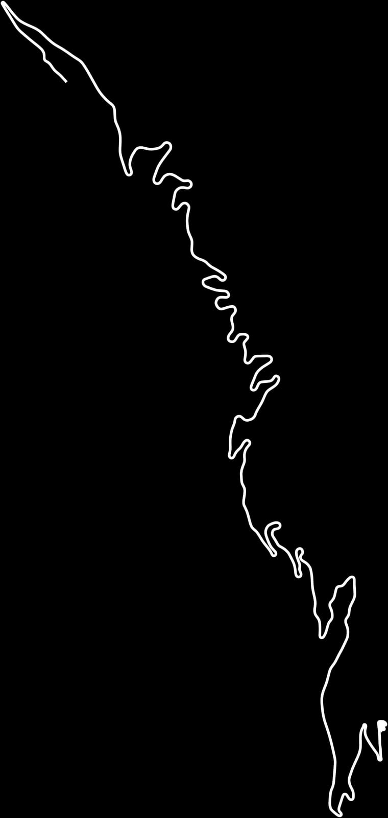Pico Veleta Bajada map