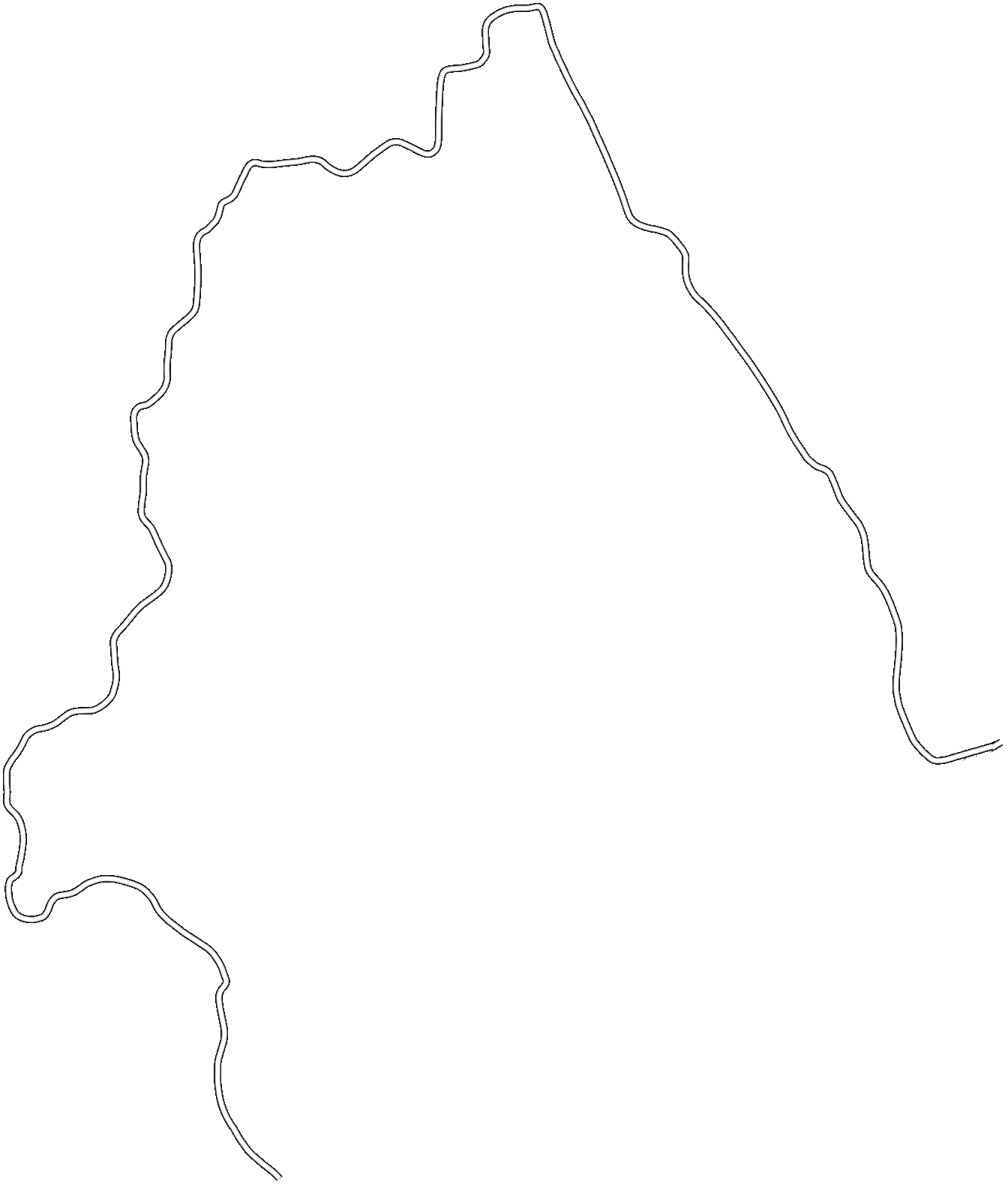 Pine Ridge Rally map