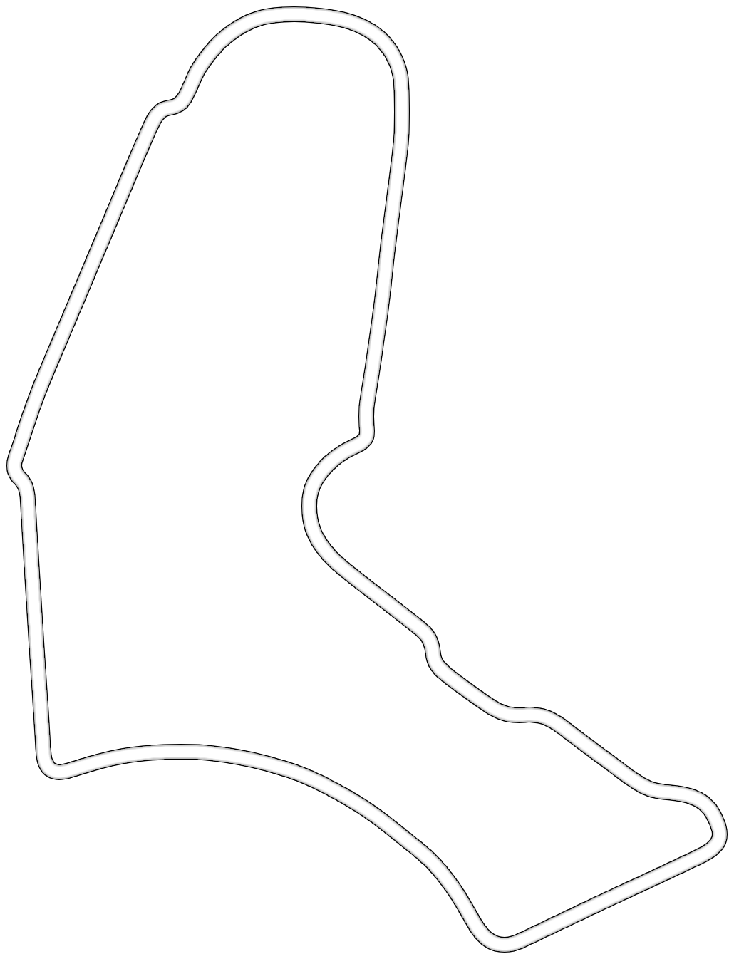 Canberra Street Circuit map