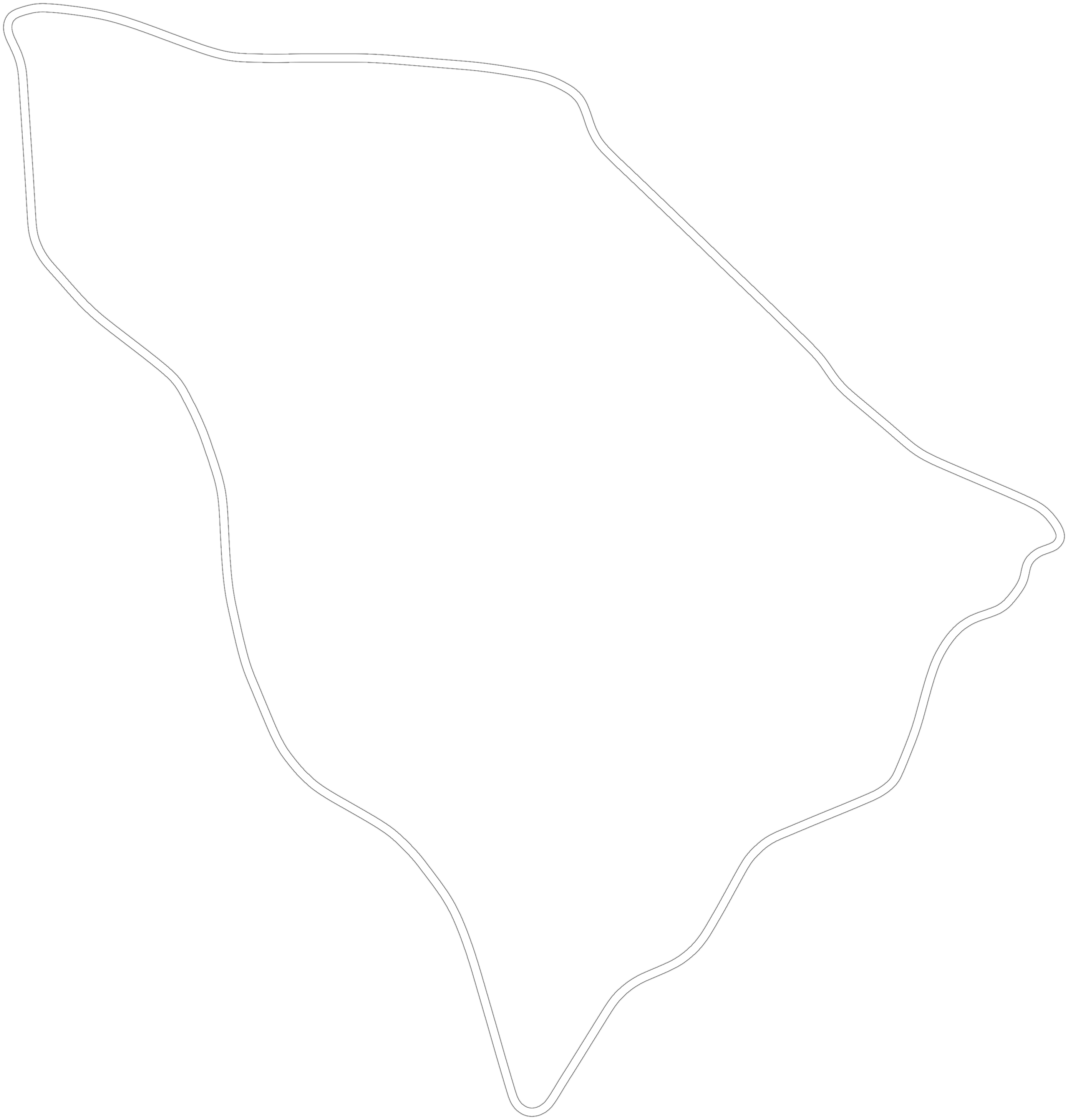 Sachsenring 1967 map