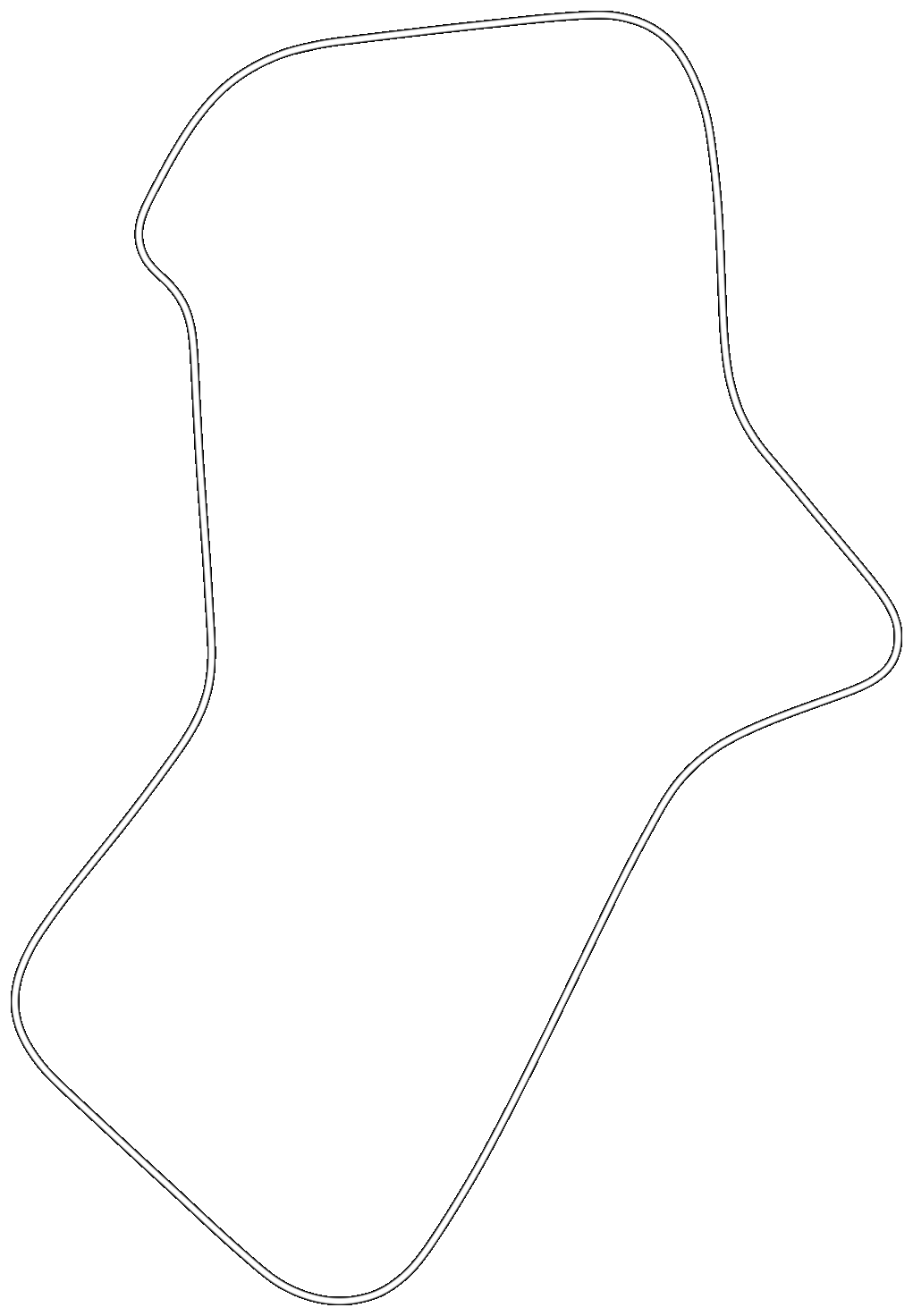Silverstone Circuit 1988 map