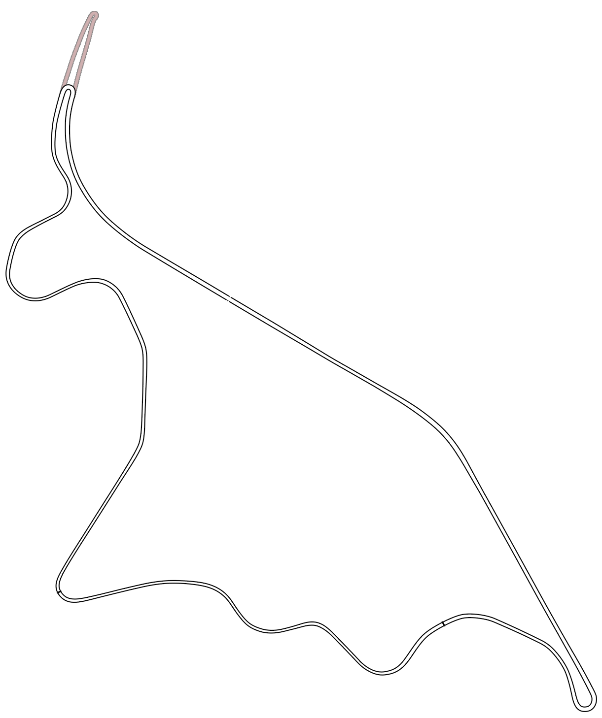 Thomson Road Grand Prix Circuit (THR) map